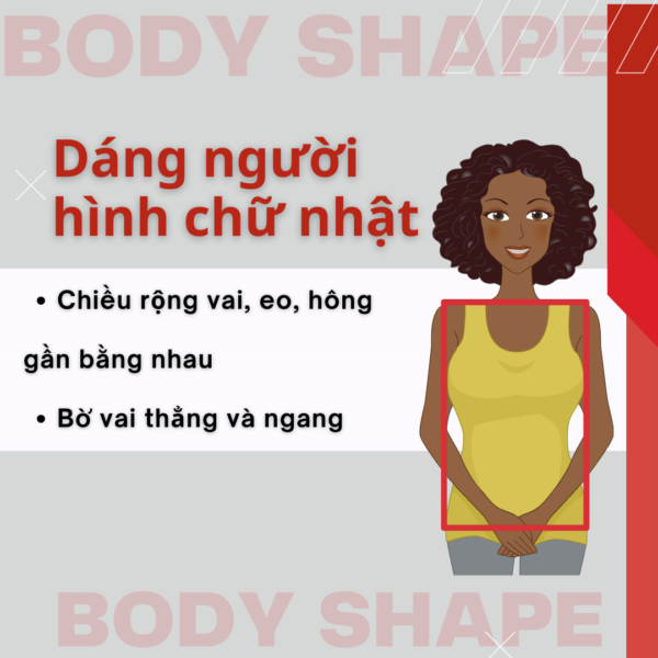 Dáng người hình chữ nhật