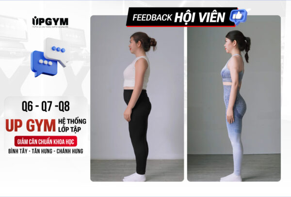 Feedback khách hàng review UP GYM – Chị Thúy thay đổi vóc dáng thành cô dâu xinh đẹp nhất review UP GYM