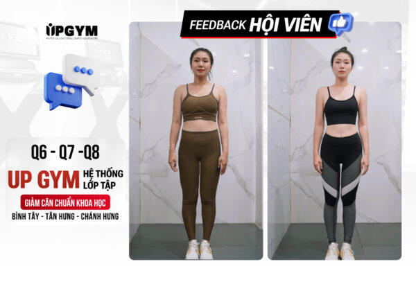 Feedback khách hàng review UP GYM – Chị Tâm chia sẻ bí quyết "Dáng đẹp - Thân khỏe - Tâm an" review UP GYM