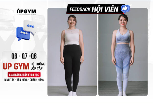 Feedback khách hàng review UP GYM – Chị Thúy thay đổi vóc dáng thành cô dâu xinh đẹp nhất UP GYM - Hệ Thống Lớp Tập Giảm Cân Chuẩn Khoa Học