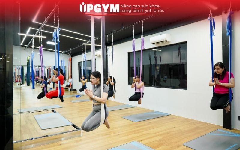 Top phòng tập Yoga Bay Quận 7 giá tốt, đáng trải nghiệm Hệ thống Lớp Sức Khỏe độc quyền kết hợp khoa học thể thao tại UP GYM
