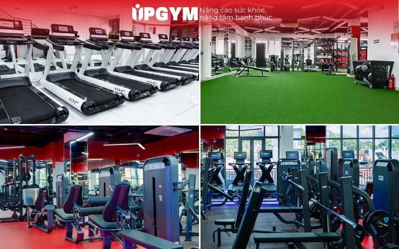 Đăng ký Thẻ Gym 1 tháng UP GYM có đáng không? Không gian rộng rãi, máy móc hiện đại